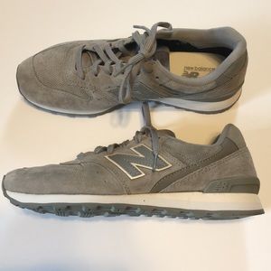 Gray New Balance 696 Running Shoes Tennis Shoes